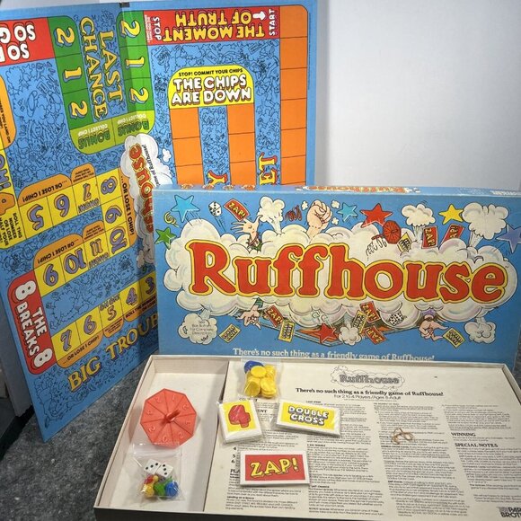 Vintage 1980 Ruffhouse Parker Brothers No 56 Strategy Board Game Complete - Picture 1 of 10